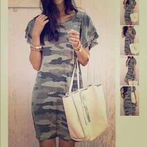 BNWOT Camo Dress